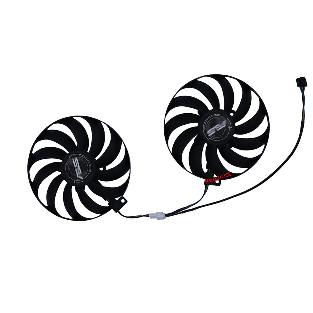 Rx 5700 Xt 8Gb Video Card - FDC10U12S9-C,그래픽 쿨러 선풍기, ASUS 듀얼 라데온