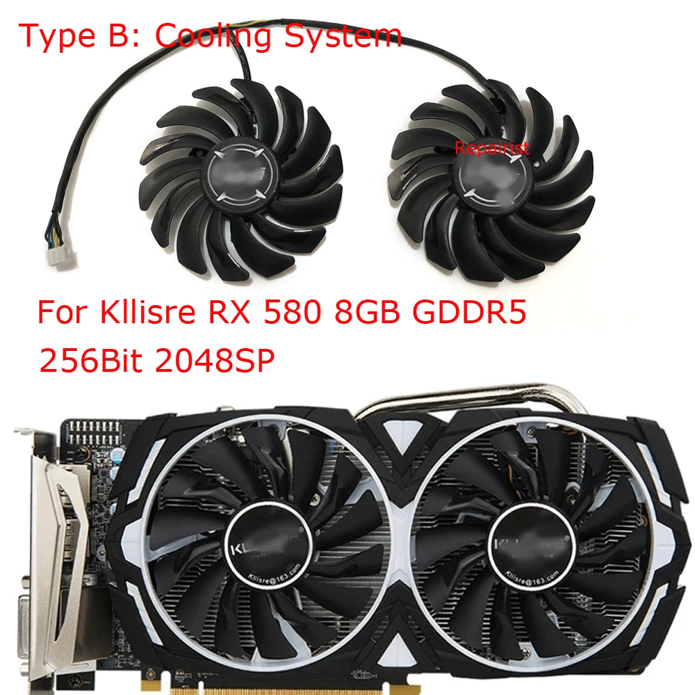 VGA GPU 쿨러, 비디오 카드 선풍기, PLD092 - Rx 580 8Gb 2048Sp Gpu 리뷰 및 가격