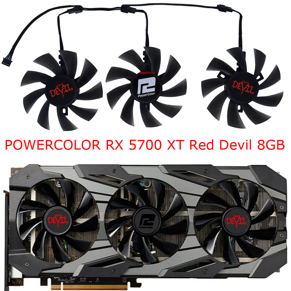 DIY 그래픽 냉각 선풍기, 파워컬러 RX 5700 X - Rx 5700 Xt 8Gb Video Card 리뷰 및 가격